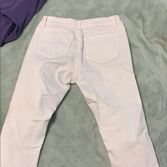 White Skinny Jeans - Picture 2 of 2